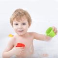 Rainbow Nesting & Stacking Cups Activity Baby Toddlers Building Set Stackers Pre-school Learning Toy For Indoor Outdoor Bathtub. 