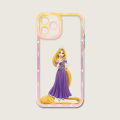 【NShisasN】Tangled Rapunzel Tangled Phone Case Telefoon For IPhone 13ProMax 14 13 12 11 Pro Max Mini Transparent Fine Hole Soft Cover. 