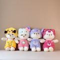 Imported  Wearing Clothes Teddy Bear Plush Toy Soft Stuffed Lily Bear Animal Doll for Kids Christmas Birthday Doll Gift. 