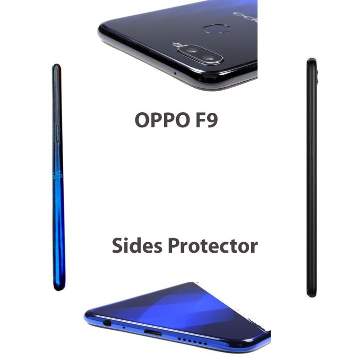 OPPO F9 Complete all Sides Border Protector For OPPO F9 - Back Matte Side Protectors