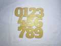 Laser Cut Wood Numbers Cutout Number 0-9 Shapes. 