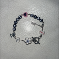 Lil peep ghost girl beaded bracelet Stars Hearts Bracelet, Grunge, Y2k, Fairy Bracelet, Coquette, Fairycore, Beaded Bracelet. 