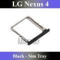 LG Nexus 4 SIM Tray Sim Jacket Sim Slot Sim Door For LG Nexus 4 - Black. 