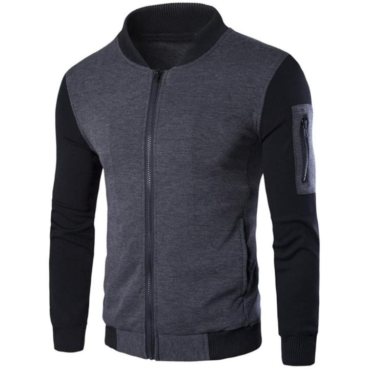 Charcoal%20Winter%20Sleeves%20Zipped%20Jacket%20-%20Image%202