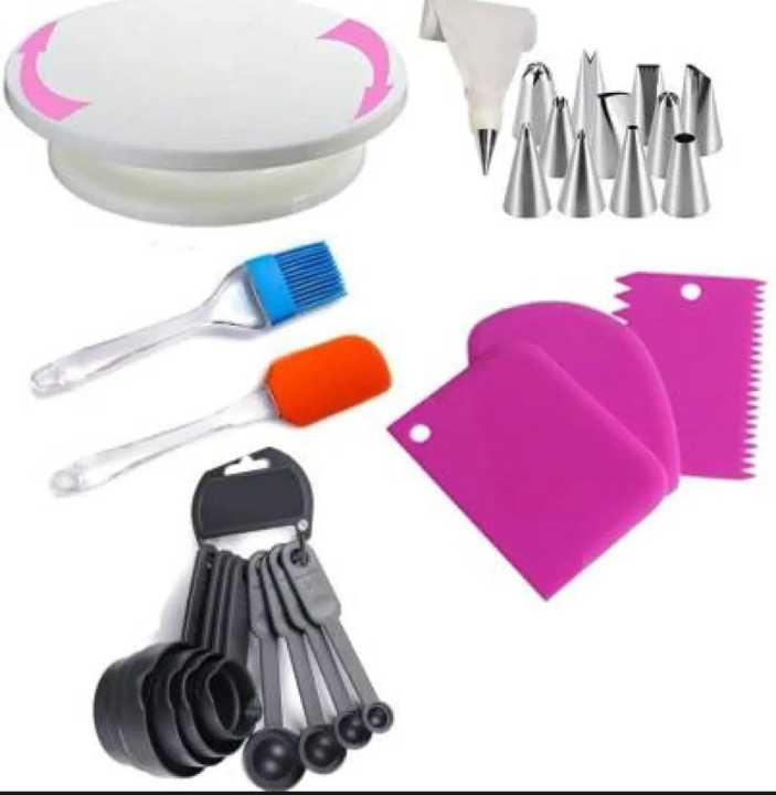 Cake Combo of Cake Tools & Accessories Pack Cake Making Supplies ...