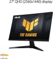 ASUS TUF Gaming VG27AQ3A 27inch 180Hz IPS Gaming Monitor QHD(2560x1440) Fast IPS, ELMB Sync, 1ms (GTG), Freesync Premium™, G-Sync compatible. 