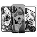 【2023】 Anime Horror Comics for Huawei Honor 9X Lite 8X 9S 9A 9C 30 20 10i 20 10 10i 9 Lite 8C 8A 7C 7A Pro Black Phone Case. 