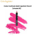 Color Institute Matt Lipstick Pencil (Shade:18). 