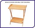 Wooden Folding Tables Beach Wood Folding table Single Shelf - Double Shelf - Bed Trey Dining Table Study Table Saddiq Tele mall. 