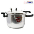 CHEF Long Handle Aluminum Pressure Cooker 1305 - 11 Liters [Life Time Blast Proof Warranty]. 