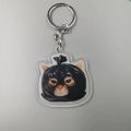 2023 Cute Garbage Bag Cool Memes Keychain 3D Modeling Banana Cat Hooded Cat Race Cat Maxwell Cat Student Gift Keychain Accessor. 