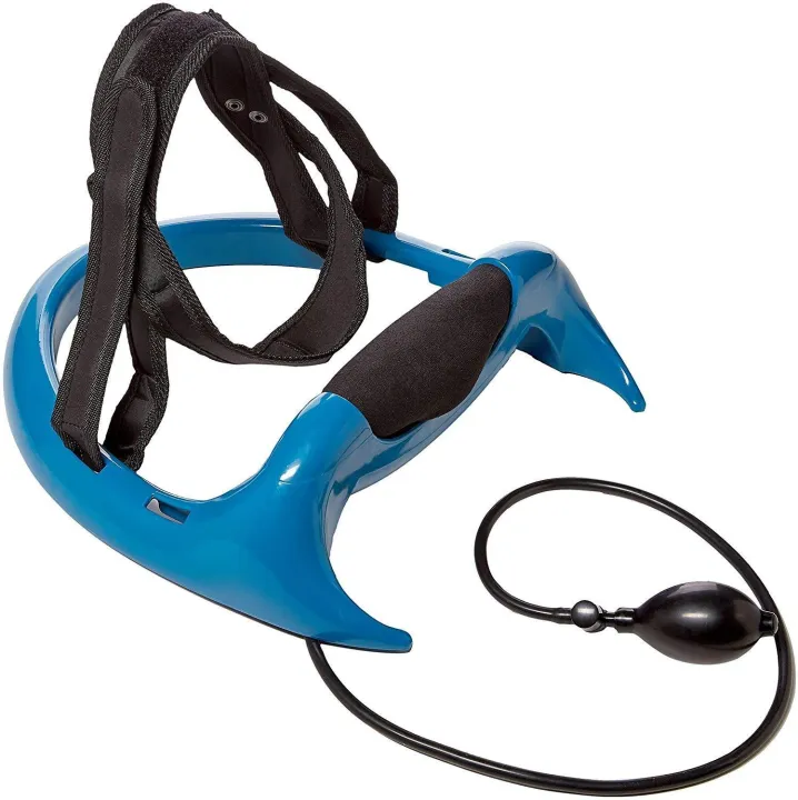 Neck Exerciser - Posture Neck Exercising Cervical Spine Hydrator Pump  Neck Traction Device  Relief for Stiffnes, Neck Pain, Neck Curve Restorer Posture Corrector