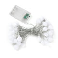 5M LED String Fairy Lights With 50 Ball Shaped Bulbs For Home And Outdoor Decoration. 