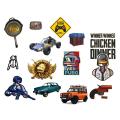 PUBG & Aesthetic Laptop Stickers (Pack of 13) - Decals for Mobile, Laptop, Tablets & Journals - 2x3 Inch Gaming Sticker Pack for Boys & Girls. 