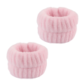 Spa Headband and Wrist Towels for Face Washing Set Elastic Bow Headbands with Highly Absorbent Wristbands for Shower Skincare. 
