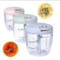 Manual Food BIG 900ML Chopper with 5 Blades / Speedy Chopper / Cutter Mini Speedy Chopper Manual Hand Pull Vegetable & Meat Mini Turbo Cutter. 