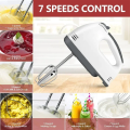 Nexa - Electric Hand Mixer - 7 Speed 220V 180W Egg Beater - Handheld Cake Mixer - Blending cream - Baking Tool - Cake Baking Home Hand Held Food Whisk Blenders Home Kitchen Baking Tool - Coffee Blender, Dough Kneader. 