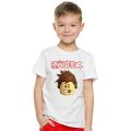 Super Popular Boys Fashion Shirts Roblox Kids Clothes Hip Hop BAJU KANAK Baby Boy Short Tees. 