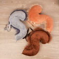 Cosplay Tail Performance Props Squirrel Ears Hair Hoop Tail Accessories. 