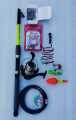 Yumoshi JM200 Sleek Lightweight Electroplating Fishing Reel With Fishing Line. 