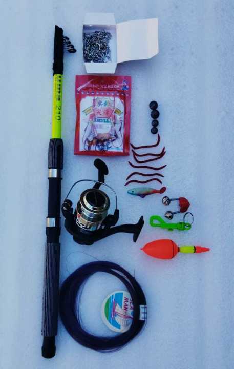 Yumoshi JM200 Sleek Lightweight Electroplating Fishing Reel With Fishing Line