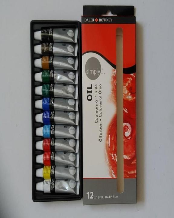 Daler%20-%20Rowney%20Oil%2012%20Colors%20Set%20-%20Image%204