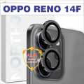 Oppo Reno 14F Camera Lens Ring Alloy Tempered Glass Protector Premium Quality Full Lens Cover Tempered Glass Protector. 