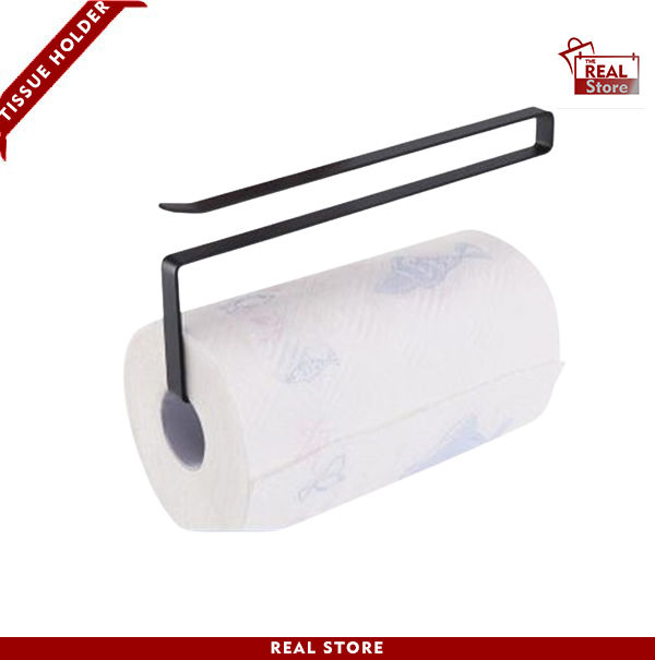 Kitchen and Bathroom Organization with a High-Quality Metal Under Cabinet Holder: Kitchen Towel Rack, Bathroom Tissue Holder, Toilet Tissue Roll Holder, Paper Towel Holder for Kitchen, and Kitchen Storage Paper Towel Holder!