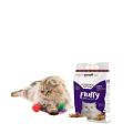 Fluffy Cat Food. 