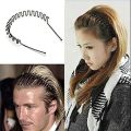 pack of 3pcs -head Bands, zig Zag hair bands, Head Band For Unisex Girls Men Boys Male And Female / Fashion Tie With Teeth Unisex Black. 
