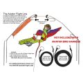 Pet Bird Harness and Leash,Adjustable Parrot Bird Harness Leash - Pet Anti-Bite Training Rope Outdoor Flying Harness and Leash(S). 