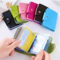 【HOT】 24 Bits Credit Card Holder Business Bank Card Pocket PVC Large Capacity Card Cash Storage Clip Organizer Case ID Holder Pouch. 