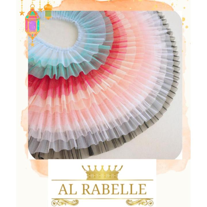 Al Rabelle Net Ruffle Sewing Lace