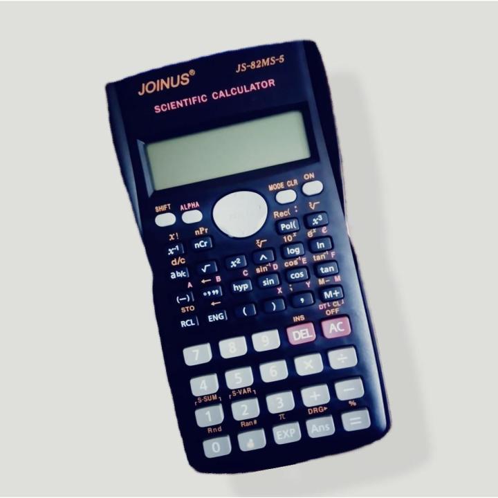 Scientific Calculator 240 Calculations Function, 12 Digits, Double Display, Business Office School Pocket Calculator, Black Color (JS-82MS-5) Sold By HIFE STORE