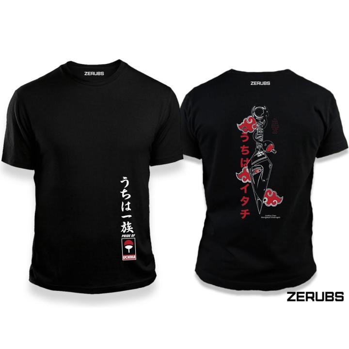 Men's Itachi Sharingan T shirt Round Neck High Quality Short Sleeves T shirt