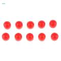 2x10Pcs Red Plastic Dome Hex Bolt Nut Protection Caps Cover M8 13 x 15mm. 