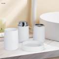 Bathroom Soap Dispenser Set Countertop Bathroom Accessories Set for Housewarming Hotel. 