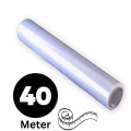 AL QAIM STORE 786 Original Food Wrap Cover 40 meter Cling Film Foil Sheet Cling Wrap Wrapping Paper Foil Factory Wrapping Sheet Premium Cling Film Food Wrap - 30cm x 40m - Easy-to-Use Cling Wrap Roll for Food Covering. 