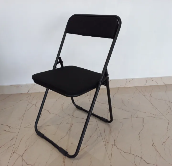 Folding%20Metal%20Chair%20Foam%20Seat%20and%20Back%20Black%20Color%20-%20Image%204