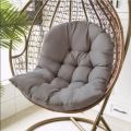 Egg Hanging Swing Chair cushion Chair Cushion Outdoor Indoor Egg Decor Balcony Home Garden Rocking Rattan Chair Cushions Seat Mat (only Cushion hai). 