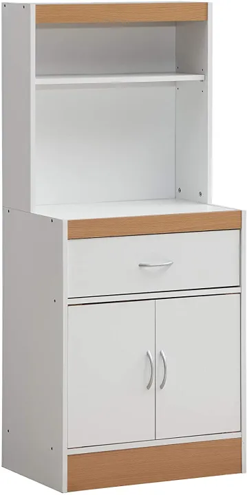 Oven%20Rack%2054"High%20Kitchen%20Bakers%20Rack%20with%20Hutch%20Industrial%20Microwave%20Oven%20Stand%20Free%20Standing%20Kitchen%20Utility%20Cart%20Storage%20Shelf%20Organizer1%20Drawer%201%20Cabinet%20Assembled%20-%20Image%205