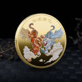 Souvenir Medal Highly Detailed Chinese Tiger Year Metal Badge. 