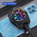 【ready stock】 Memo Phone Cooler Radiator Dual Core Fan Cooler For IPhone 11 12 13 Pro Max,POCO M3 X3 Pro,Realme GT Neo Mobile Phone Accessorie. 