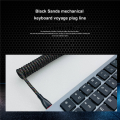 Mechanical Keyboard Cable Aviation Plug-In Cable Spring Cable Game Keyboard Cable Mechanical Keyboard Coiled Cable. 