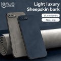 Lenuo For iPhone 7 Plus / 8 Plus Sheepskin Leather Shockproof Case Luxury Matte Back Cover. 