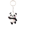 Metal Panda Keychain Cute Metal Ring 10*4*3CM Cartoon Keychain Cartoon 3D 3D Doll Pendant for Backpack Wallet Gift Prize Couple. 