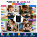 Colorful 10-inch LCD Drawing Tablet for Kids - Educational Drawing Pad with Stylus, Protective Screen & Key Lock, Ideal Travel Companion for Children 3-8 Years. 
