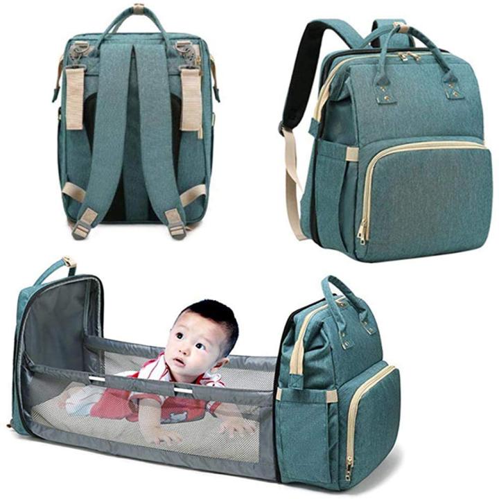 2in1%20Multifunctional%20Travel%20Mommy%20Backpack%20Portable%20Crib%20Nappy%20Bag%20Large%20Capacity%20Diaper%20Bags%20%20Baby%20Bed%20Crib%20Bag%20Random%20Color%20-%20Image%205