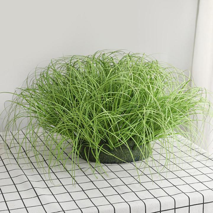 5PCS/lot New Artificial Grass Onion Rush Grass Artificial Plant for Decoration Home Garden Wall Decor Green Plant