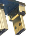 （NEW）Converter For Raspberry Pi 4B Micro HDMI-CompatibleTo HD Adapter HD Cable Plug HD Display Screen Adapter Connect. 